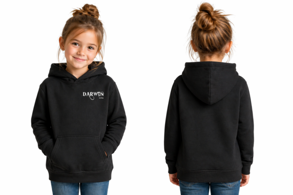 Kinderpullover mit Kapuze