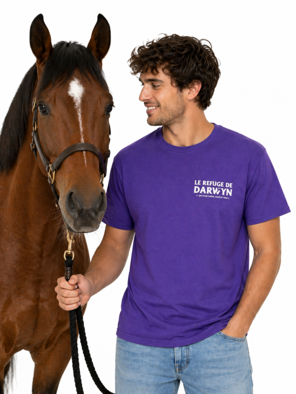 T-shirt unisexe col rond – Image 3