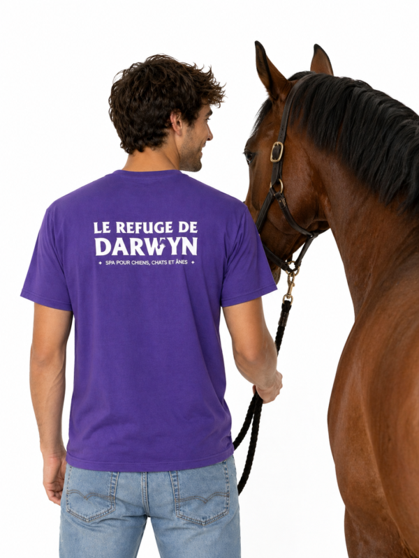 T-shirt unisexe col rond – Image 2